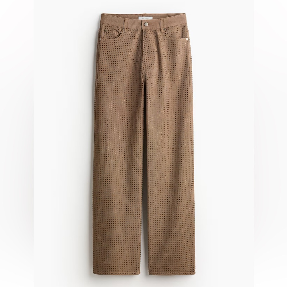 H&M Edition Rhinestone Embellished Jeans NWT